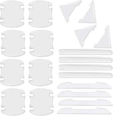 Imagen del producto de Película protectora para manijas de puertas de coche, transparente, 20 unidades, protección contra arañazos para puertas de automóviles