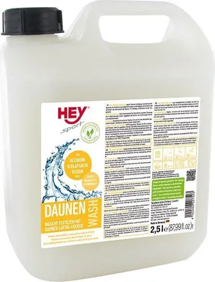 Produktbild von HEY SPORT Daunen Wash sanfte Pflege Down Textilien 2,5 Liter Kanister