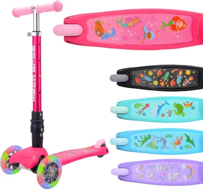 Produktbild von BOLDCUBE Teeny Fold 3-Rad-Roller – Meerjungfrau