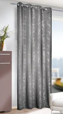 Produktbild von Ösenschal „Marita“ -  Größe (HxB) 245x135cm  - Farbe: silber