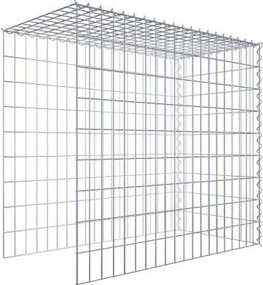 Produktbild von Anbaugabione Typ 4 100 cm x 90 cm x 50 cm (L x H x T), Maschenweite 5 cm x 10 cm, Spirale