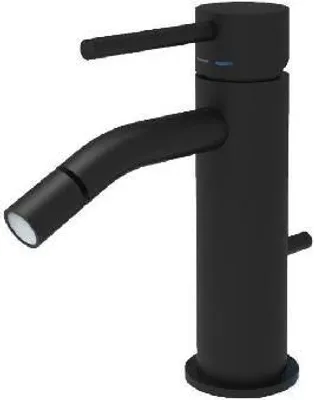 Produktbild von Paffoni Light - Bidetarmatur mit Ablaufgarnitur, schwarz matt LIG135NO
