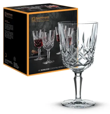 Cocktail-/Weingläser 4er Set Kristallglas 355 ml Noblesse