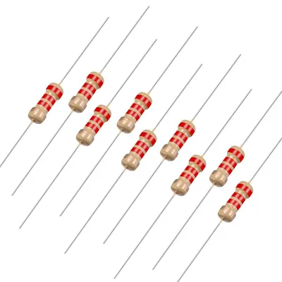 50 Kohleschichtwiderstände 2,2 kOhm 0,25 W 5% Toleranz