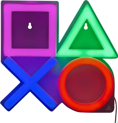 Immagine prodotto di Lampada Paladone: Playstation - luce al neon a LED da parete, PP13130PSVN