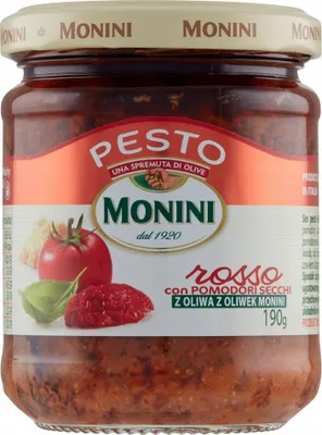 Zdjęcie produktu dla Pesto z suszonych pomidorów Monini 190g