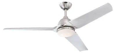 Image de Ventilateur de plafond Elyse 137 cm avec éclairage LED et interrupteur mural