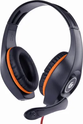 Zdjęcie produktu dla gembird Gaming-Headset Lautstärkereg, oran-schwarz, 3,5 mm