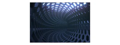 Produktbild von Muralo Fototapete 3D Effekt 225 (B) x 150 (H) cm Vlies Wand Tapete Tunnel Abstraktion Optische Täuschung 3D Optik Wohnzimmer Schlafzimmer moderne Wandbild