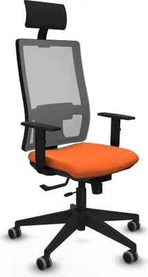 Obrázok produktu pre Kancelárske kreslo s opierkou hlavy Piqueras y Crespo 1D066G1 Orange