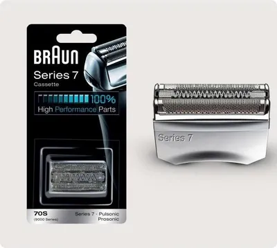Produktbild von Rasierkopf, Braun Series 7, 70S, Pulsonic, Silber, Original Ersatzteil