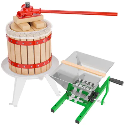 Obstpresse 12 l + Obstmühle 7 l mit Presstuch
