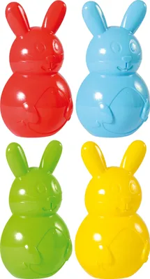 Produktbild von EDUPLAY 130283 Osternest / Sandform Hase, 15 x 25,5 x 7,5 cm, mehrfarbig, 12-teilig (1 Set)