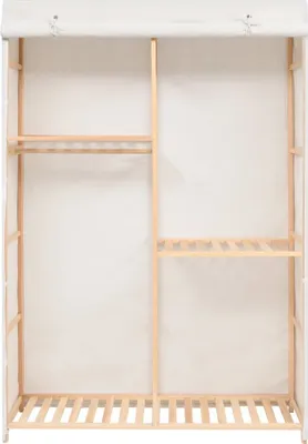 Produktbild von vidaXL Šatní skříň se 3 úrovněmi 110 x 40 x 170 cm