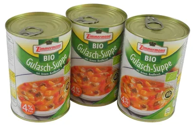 Produktbild von Gulasch - Suppe  3er Pack (3 Dosen à 400 ml)