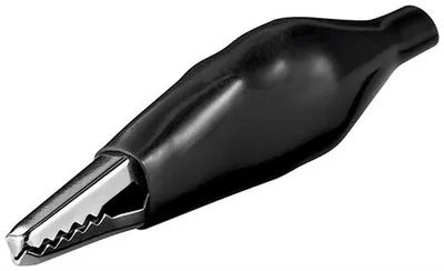 Produktbild von goobay Krokodilklemme schwarz 48 mm (Bulk)