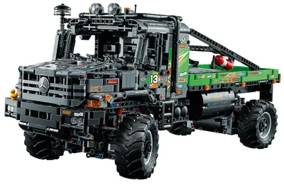 Zdjęcie produktu dla LEGO Technic Sterowana przez aplikację ciężarówka Mercedes-Benz Zetros z napędem na 4 koła, Zestaw do budowania, 12 lat(a), Plastik, 2110 szt., 3,23 kg