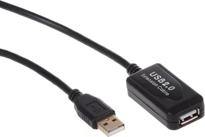 Obrázok produktu pre Maclean 10 m aktívny predlžovací kábel USB 2.0 Repeater - USB A samec na USB A samica