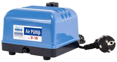 Produktbild von Aquaforte Teich Luftpumpe V-10 600 L/h Aluminiumgehäuse Grau