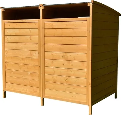 Produktbild von Obložení boxu na odpadky Melko pro dřevěný domek na odpadky - dvojitý box