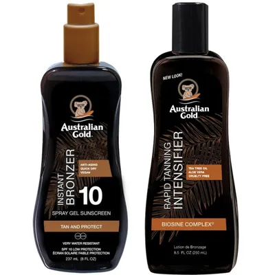 Obrázek produktu pro Australian Gold Spray Gel Bronzer SPF10 + Rychlý Opalovací Intenzifikátor