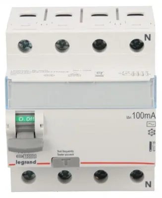 Image de Disjoncteur différentiel 4P 40A 0,1A AC type Legrand TX3 411718