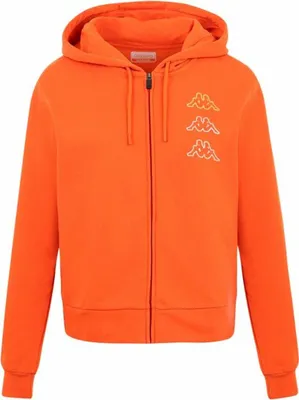 Obrázek produktu pro Uni svetr s kapucí Kappa Kaimi Dark Orange - XS