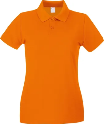 Image de Fruit of the Loom - Polo femme manches courtes BC3906 (XS) (Orange vif)