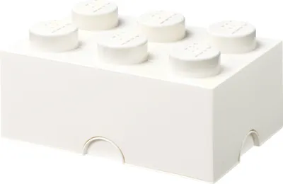 Produktbild von LEGO Aufbewahrungsstein STORAGE BRICK 6 8,47 Liter weiß
