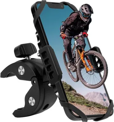 Produktbild von Fahrradhalterung 360° verstellbar für iPhone Galaxy Huawei