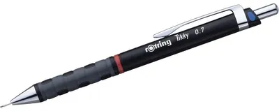 Produktbild von rOtring Tikky-Druckbleistift mit Farbcodierung | schwarzer Schaft | 0,7 mm