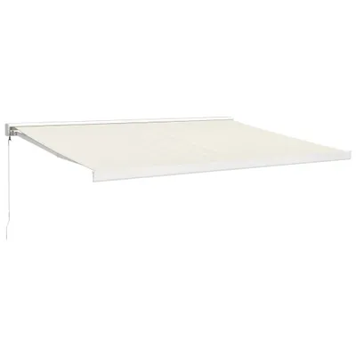 Produktbild von vidaXL Markise Einziehbar Creme 4,5x3 m Stoff und Aluminium