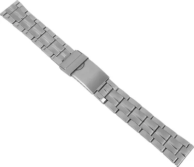 Produktbild von Minott┃Herren Uhrenarmband Edelstahl silberfarben 29758S