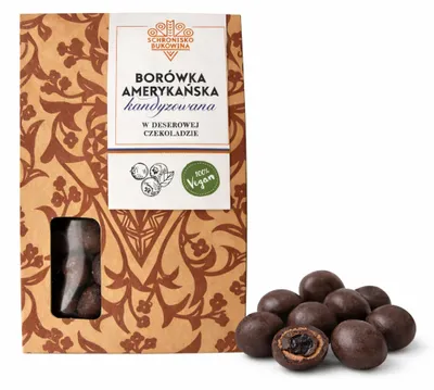 Image de Myrtilles au chocolat noir, 100 g