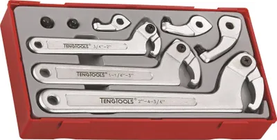 Obrázek produktu pro Tengtools 102120102 Sada Závěsných Hákových Klíčů Tthp08