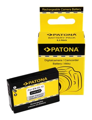 Produktbild von PATONA Akku für Nikon EN-EL12 Coolpix AW100 AW110 AW120 AW130 P300 P310 P330