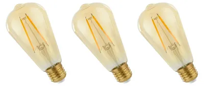 Produktbild von Spectrum E27 LED Lampe 2W 240lm 2400K Warmweiß 230V 3 Stück