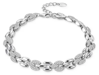 Image de Bracelet en argent unique avec zircons AGB758/21