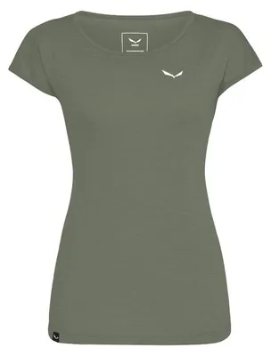 Obrázok produktu pre Dámske trekkingové tričko Salewa Puez Melange Dry SS Tee Women, zelené, veľkosť 42_XL