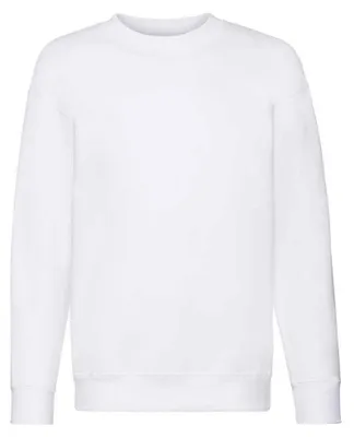 Produktbild von Fruit of the Loom - "Premium" Pullover für Kinder angesetzte Ärmel FK3137 (128) (Weiß)