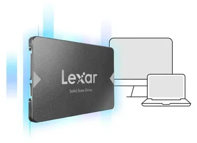 Zdjęcie produktu dla Lexar NS100, 128 GB, 2.5", 520 MB/s, 6 Gbit/s