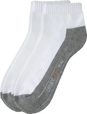 Produktbild von Camano Unisex-Sport-Kurzsocken 2 Paar weiß 43 - 46