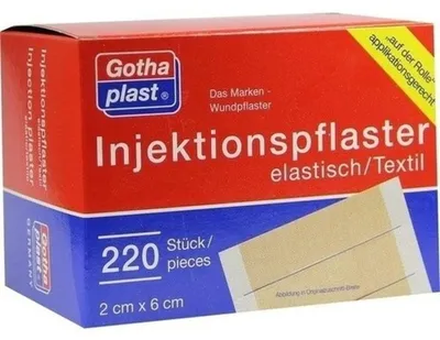 Produktbild von GOTHAPLAST Injektionspfl.2x6 cm