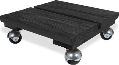 Produktbild von Famanu Pflanzenrolle quadratisch 30 x 30 cm - anthrazit