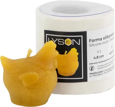 Produktbild von Łysoń Silikonform Küken Kerzenform Ostern DIY