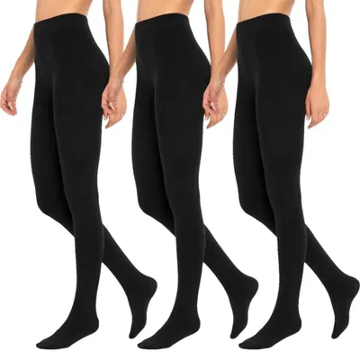 Produktbild von Palleon 3er Pack Damen Thermostrumpfhose mit Innenfleece - Blickdicht