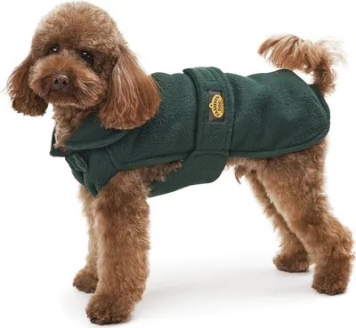 Produktbild von Fashion Dog Fleece-Hundemantel - Grün - 43 cm