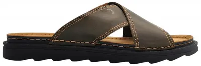 Imagen del producto de Zapatos de trabajo "Lumberjack" para hombre, tipo sandalia, color marrón, para uso casual