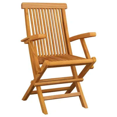 Image de vidaXL Chaises de jardin avec coussins bordeaux 6 pcs. Bois massif teck