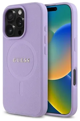 Obrázok produktu pre Guess Guhmp16Xpsahmcu Iphone 16 Pro Max 6,9" Fialové/Fialové Puzdro Saffiano Magsafe